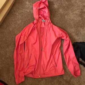 Hot pink Nike running jacket